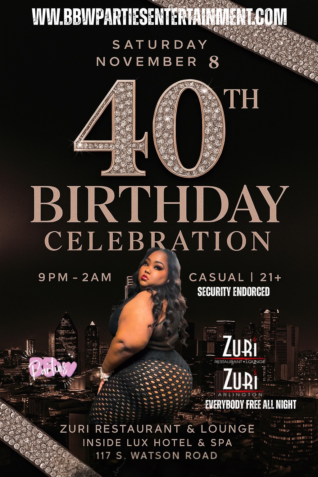 🎉FORTY & FABULOUS BIRTHDAY PARTY