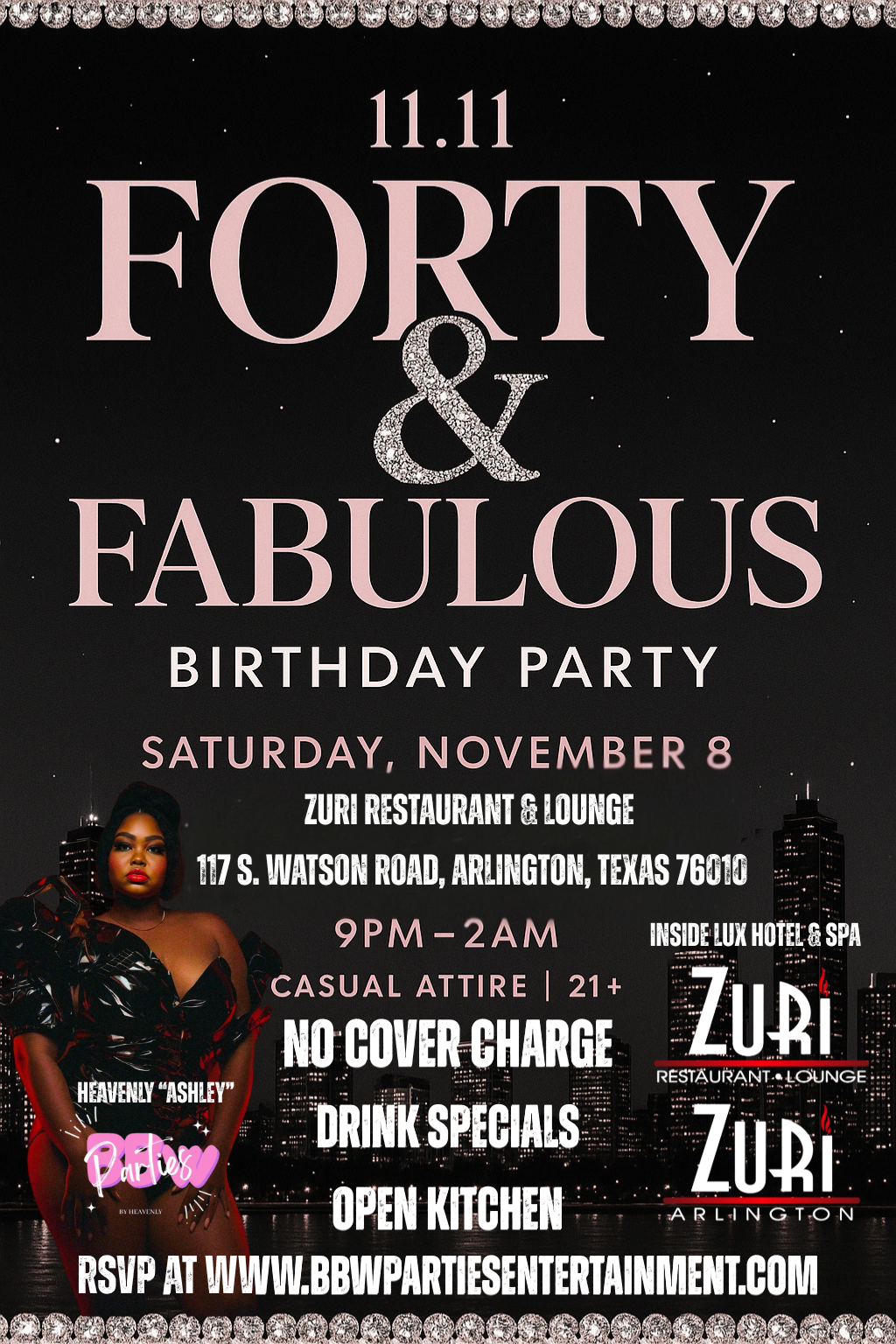 🎉FORTY & FABULOUS BIRTHDAY PARTY